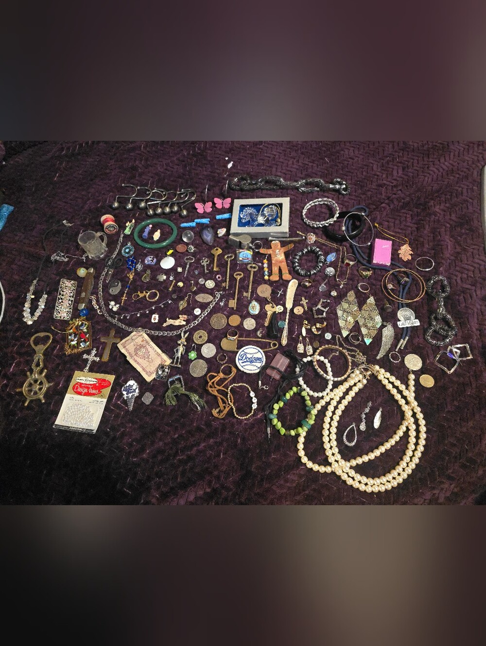 ESTATE JUNK Drawer Jewelry, Odds & ENDS LOT